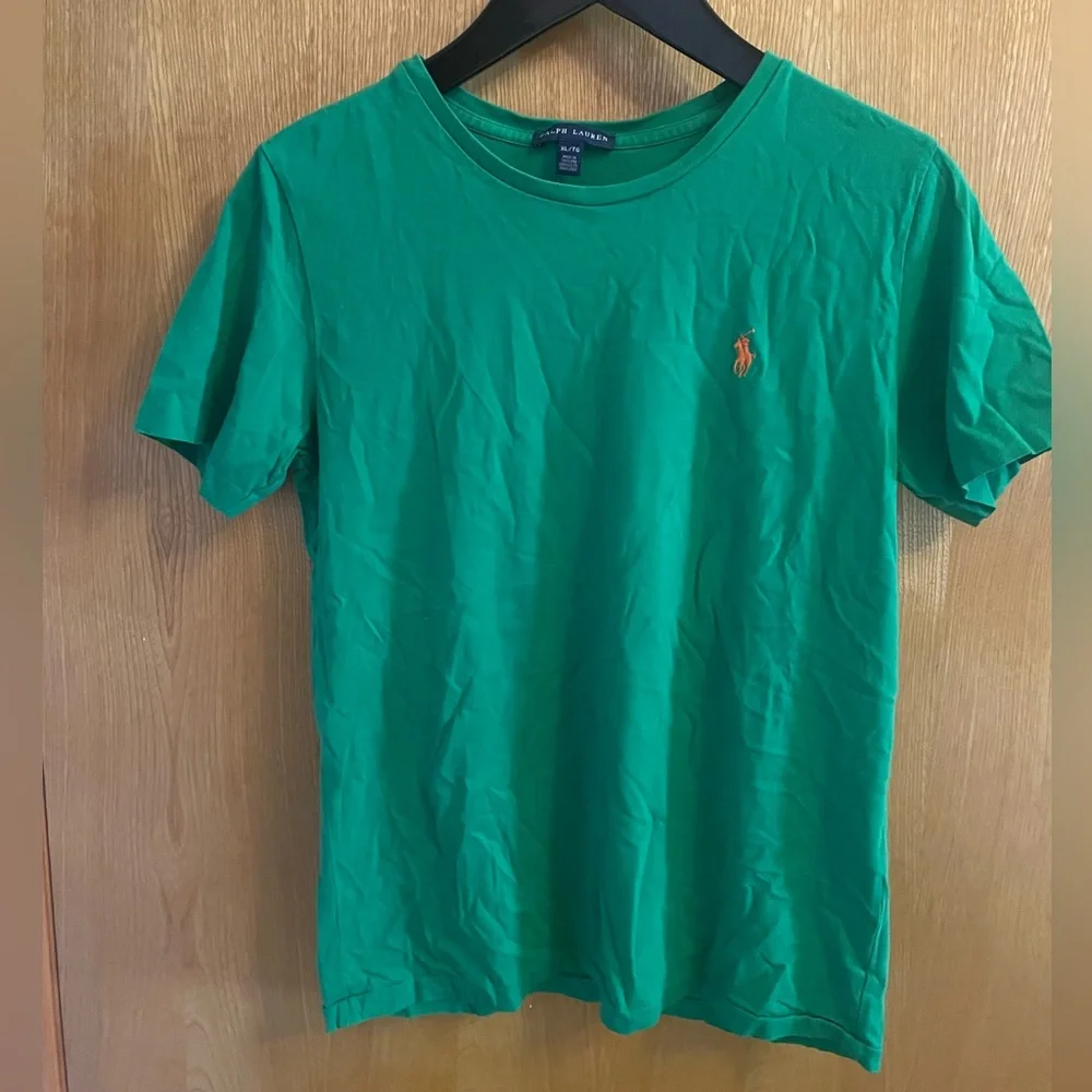 POLO | 100% cotton green classic T Shirt | size XL - Picture 5 of 8